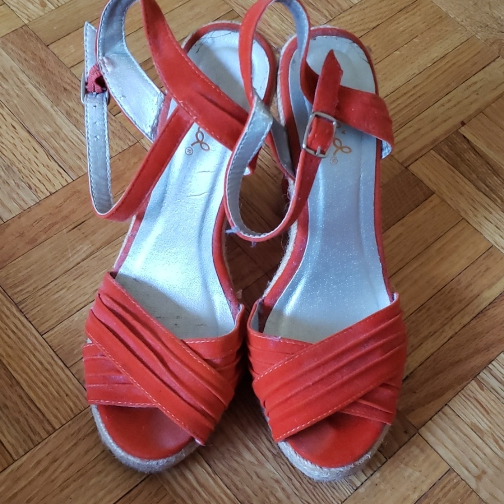 Orange Espadrilles
